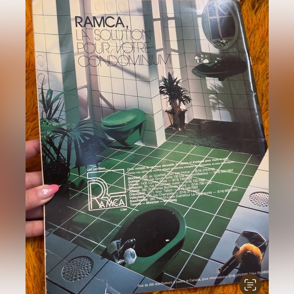1981 Vintage DÉCORMAG Interior Design/Decorating Magazine - Picture 3 of 5